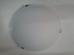 Plafoniera bianca 46 cm LED telecomando - LUNTANI